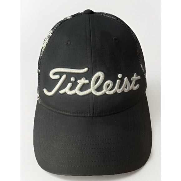 Titleist SnapBack Hat Cap Camo Grey White Black Pro V1 Golf - Picture 1 of 7